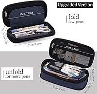 Vista 20 de EASTHILL - Estuche grande de lápices, bolígrafos para niñas adolescentes, Verde