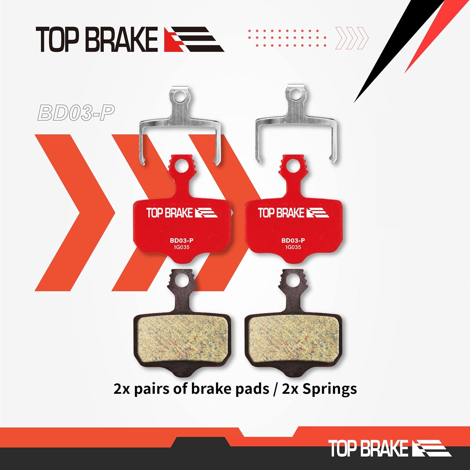 Top Brake Disc Bike Brake Pads Compatible with Sram Level T,TL, Level Ultimate B1, Avid Elixir 1 3 5 7 9 R ER CR Mag Sram XX,X0,XXWC DB1,3,5 | MTB eMTB Gravel Cross-Country(XC) Racing Trail