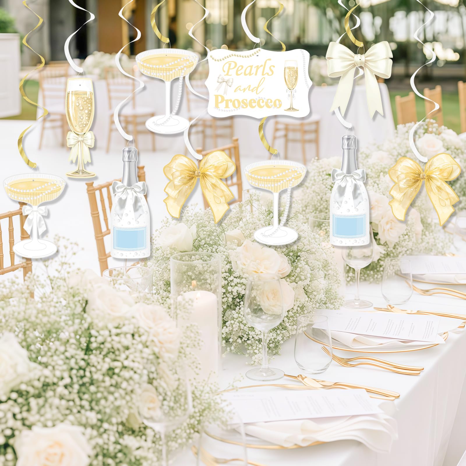 Amazon.com: Pearls and Prosecco Bridal Shower Decorations  display picture 1