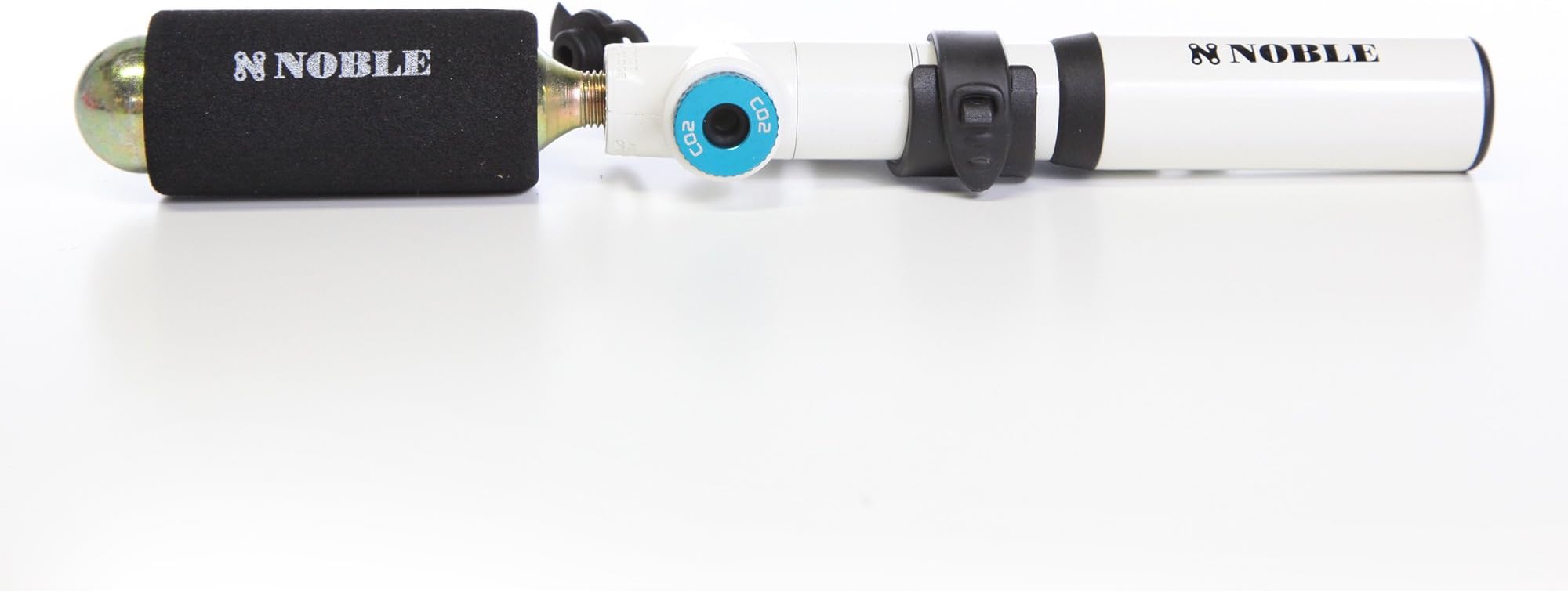 Portable Mini Air Inflator Pump with CO2 Pressure Valve for Bicycle Tire - Small Handheld Tool Fits Both Dunlop and Presta Valves - Perfect Bike Accessory to Keep Tires Inflated and on The Road