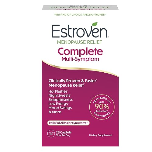 Estroven Complete Multi-Symptom Menopause Supplement for Women, 28 Count |