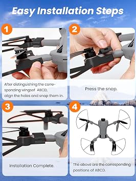 DJI Mini 5 Pro用プロペラガード – プラスチック製衝突防止ガード、DJI Mini 5 Pro用プロペラ保護カバー。耐久性、耐衝撃性、軽量ブラック