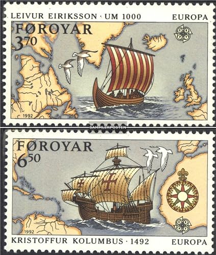 Prophila Collection Dinamarca - Islas Feroe 231-232 (Completa.edición.) Nuevo con Goma Original ** MNH 1992…