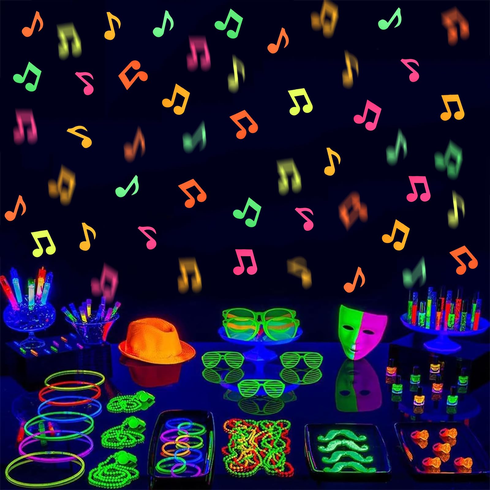PRETYZOOM Musiknoten-Konfetti – Schwarze Plastikkonfetti Für Partys, Hochzeit, Geburtstag, 3 Packungen