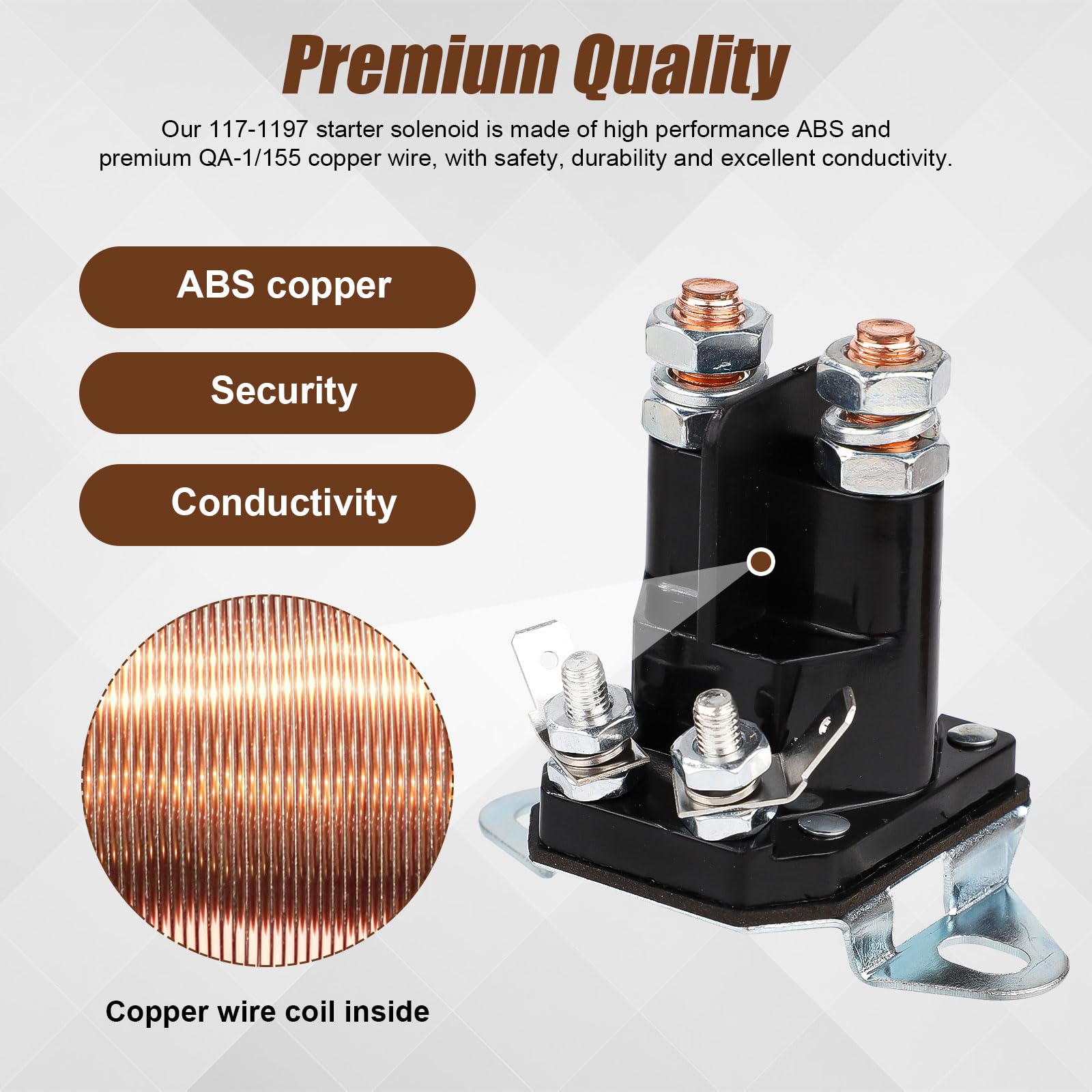 Elettrovalvola Avviamento 12V 4 Terminali 117-1197 - Compatibile - Foto 13