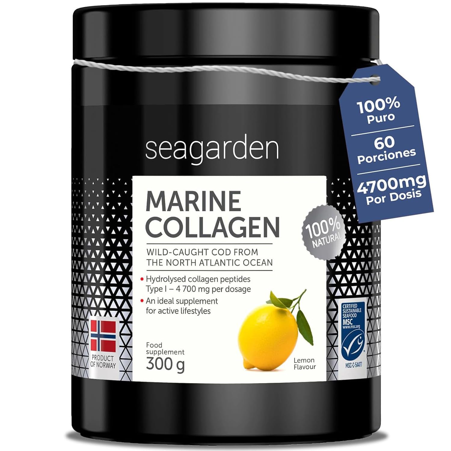 Seagarden Collagene Idrolizzato Marino Puro I dal merluzzo artico norvegese selv