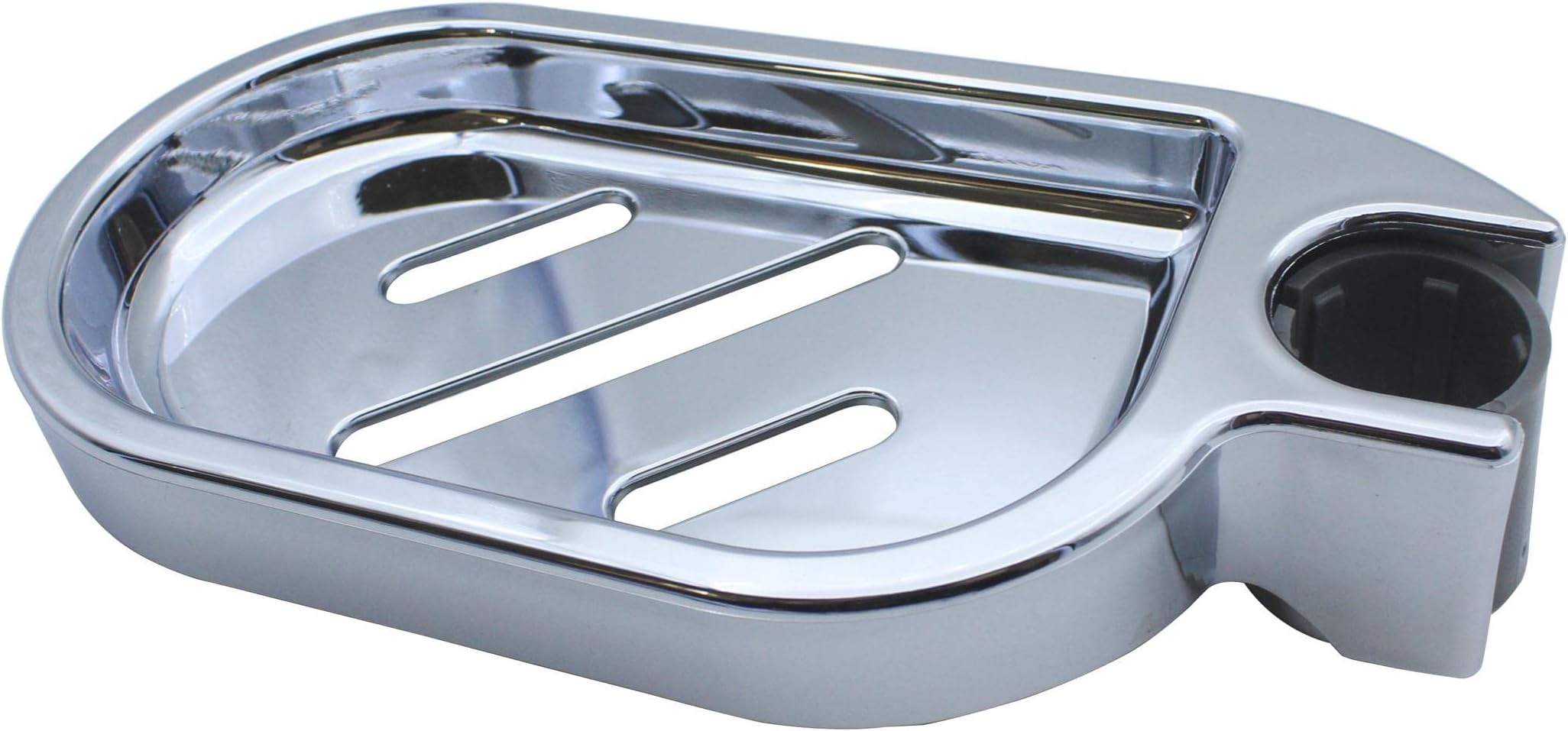 GOTOTOP Soap Dish Holder, Large ABS Soap Tray with Drainage Slots for