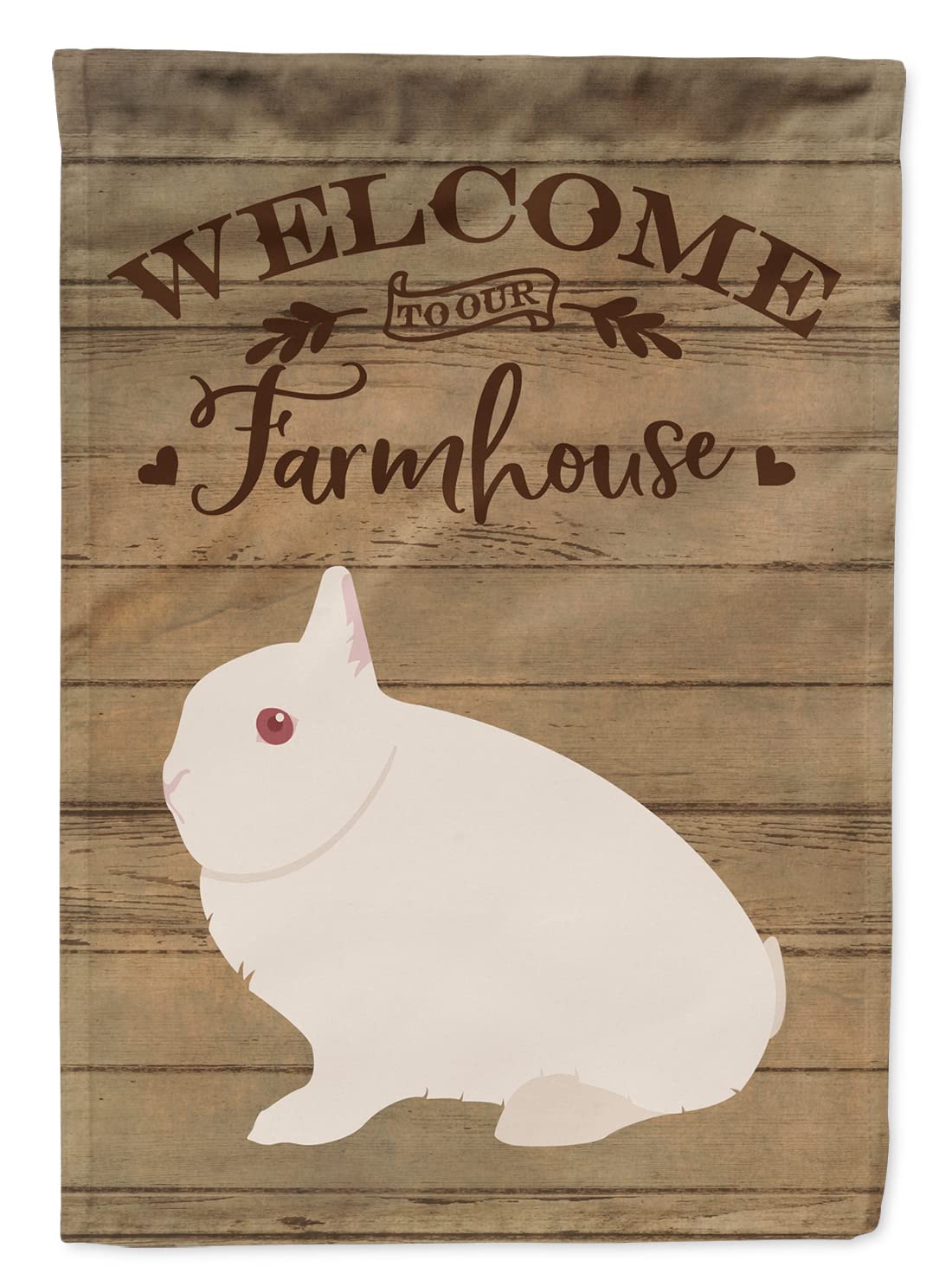 Drapeau lapin hermine de bienvenue, grand canevas imprimé, idée cadeau maison