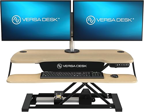 Miniatura 48 de VERSADESK® PowerPro™ Elite 40" x 24" - Convertidor de escritorio eléctrico ancho controlado por aplicación con puerto de carga USB. Eleva hasta 20