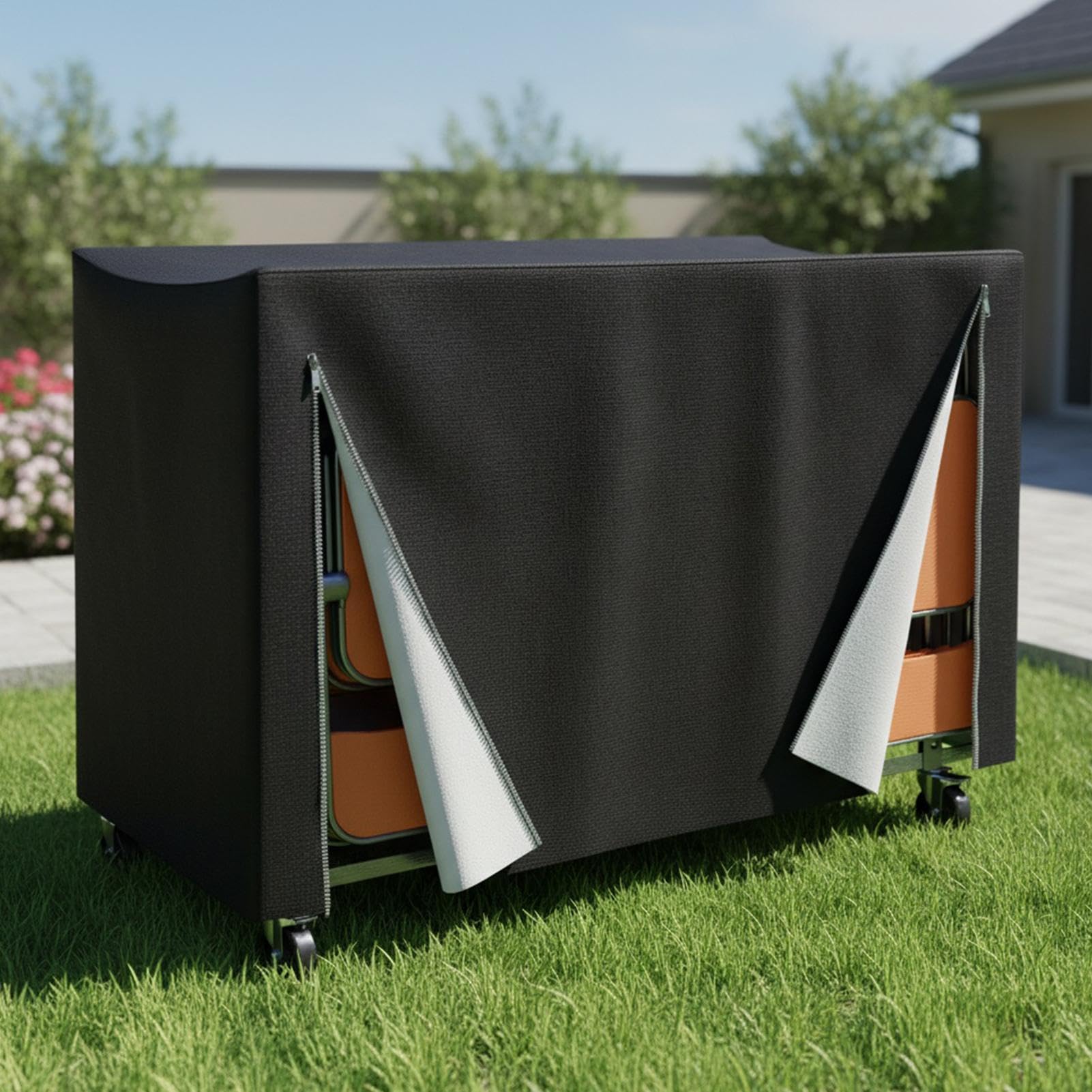 Para Rack De Sillas Plegables De Exterior Protección Impermeable Y