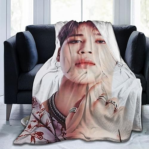 Miniatura 2 de Manta Park Jimin suave y cómoda manta de forro polar cálida manta de yoga, manta de playa, manta de picnic, manta de regalo para dormitorio,