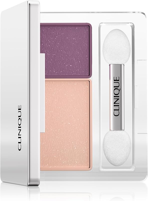 Clinique All About Shadow Eye Shadow Palette 2 Colours | 8 Hour Last, Suitable for Sensitive Eyes