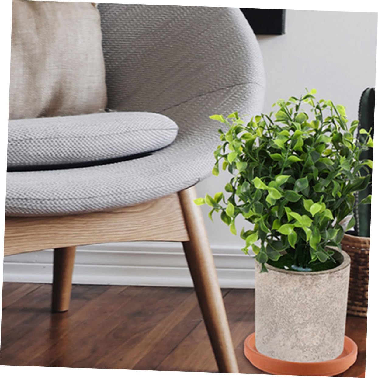 BESPORTBLE 4pcs Plant Saucers for Outdoors Round Shaped Pots Flowerpot Mats Plant Trays