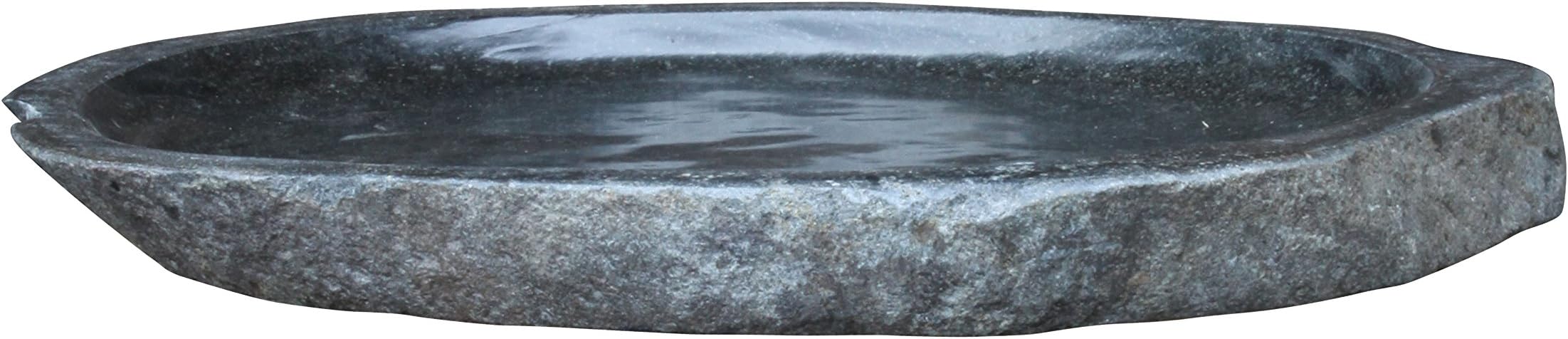 Asiastyle RS-BWP-MOD3S Flat Bird Bath Bowl, Black, 30 x 40 x 4 cm