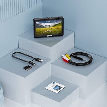 Amazon | MYPIN ビデオ-デジタルコンバーター 4.3インチ AV