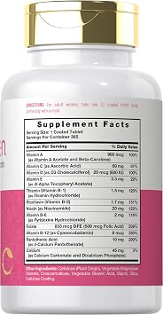 Carlyle Multivitamin and Multimineral for Women | 365 Tablets
