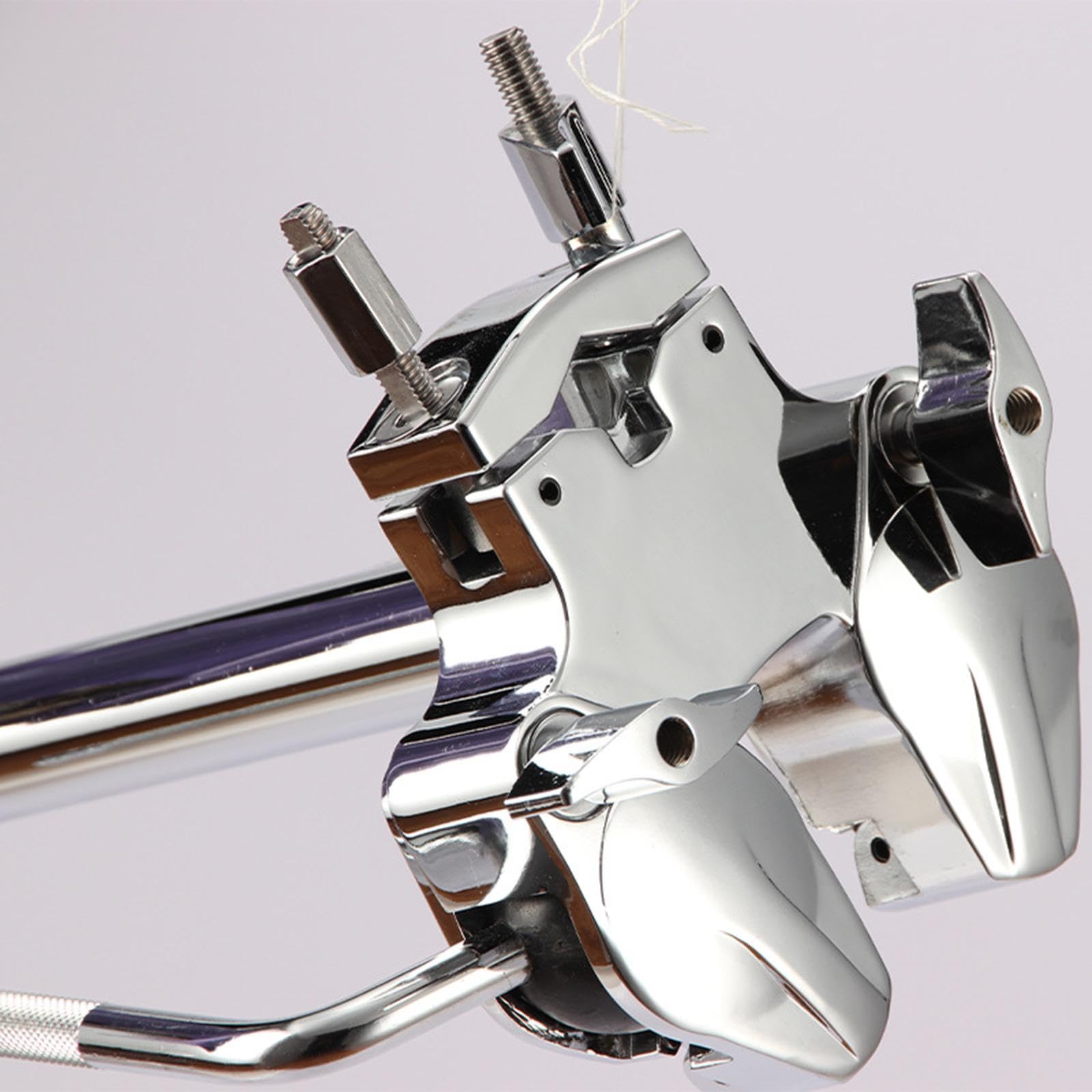Double Tom Drum Holder Mount - Sturdy Metal Bracket For Drum Set Replacement Parts