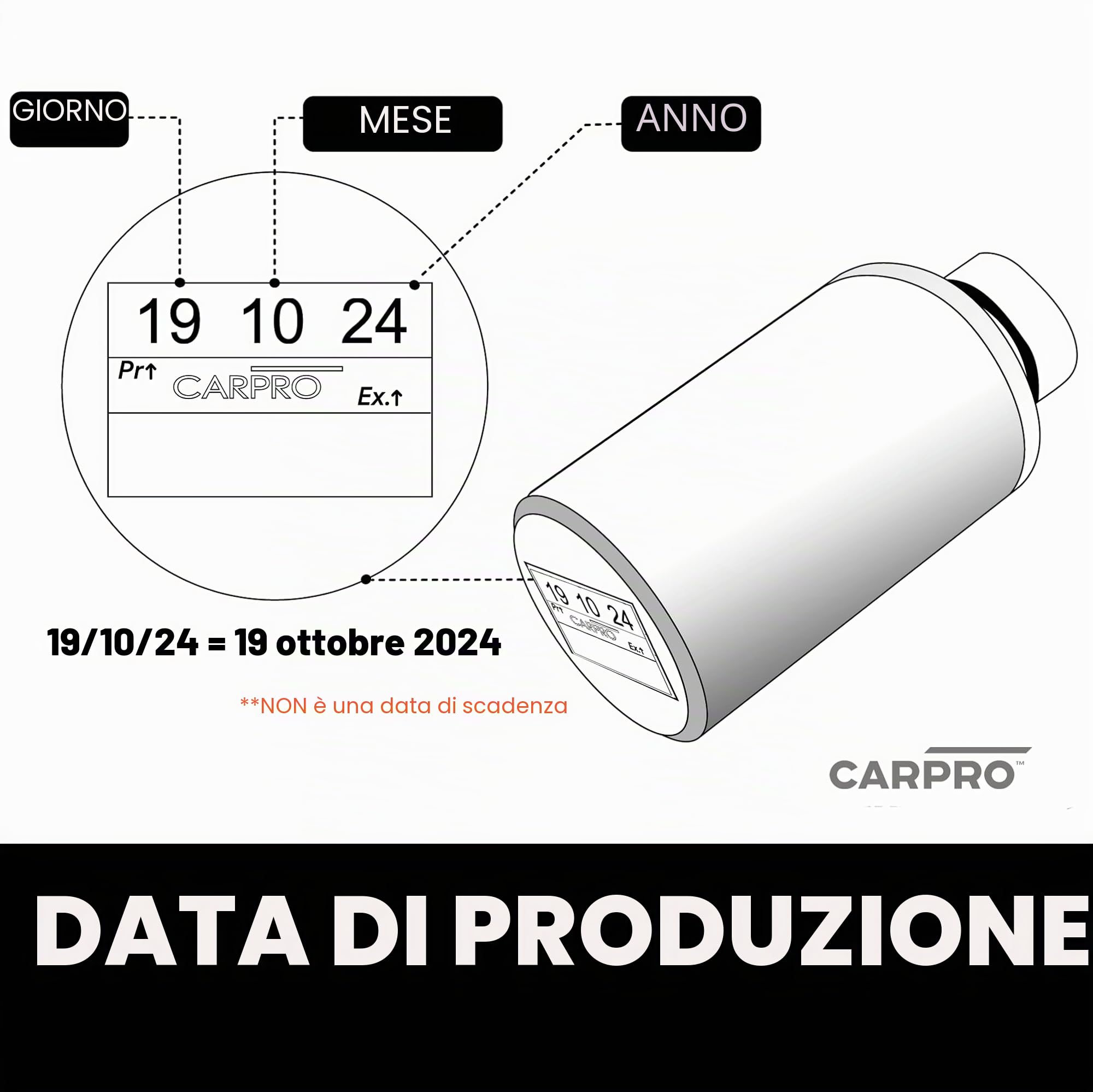 CarPro C.Quartz GForce Rivestimento Nano-diamantato per vetri Auto 10 ml