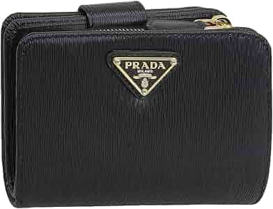 PRADA プラダ 二つ折り財布 PORTAF PICCOLO LAMPO PORTAF PICCOLO LAMPO 二つ折り財布 ナイロンキャンバス レザー