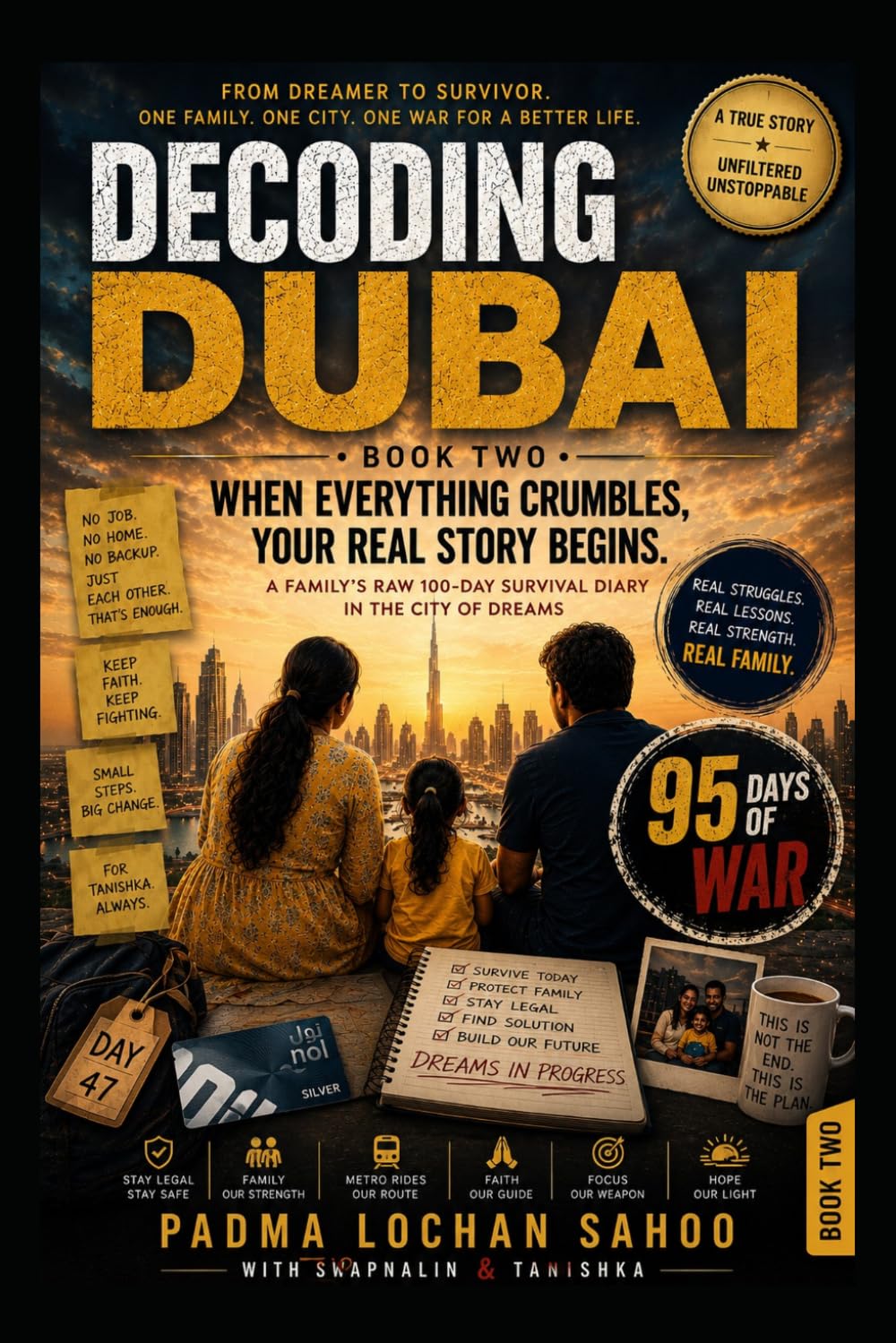Decoding Dubai: Book 2 — When Everything Crumbles, Your Real Story Begins: A Family's Raw 100- Day Survival Diary In the City of Dreams