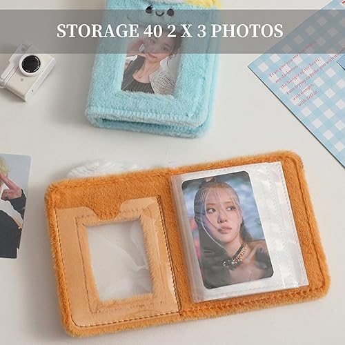 Miniatura 3 de Halyuhn Plush Kpop - Álbum de fotos pequeño, mini álbum de fotos de 2 x 3 pulgadas para cámara Fujifilm Instax Mini, Polaroid Snap, Z2300, Pic-300 y