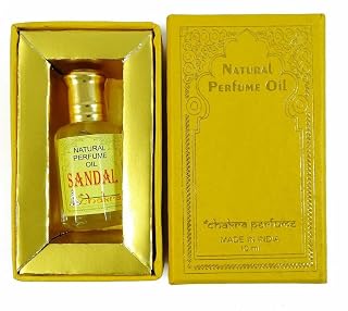 RSGM Chakra Sandalwood Fragrance Perfume Oil 100% Pure and Natural - 10ml