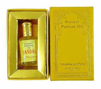 RSGM Chakra Sandalwood Fragrance Perfume Oil 100% Pure and Natural - 10ml