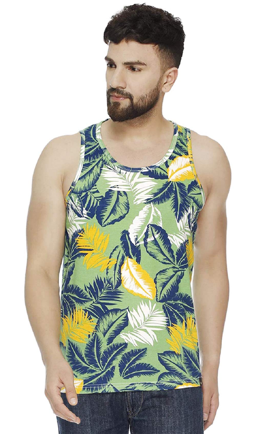 VeirdoMen's Regular Fit T-Shirt (TSH_G4_MRC_BLK_P1_Black_P1)