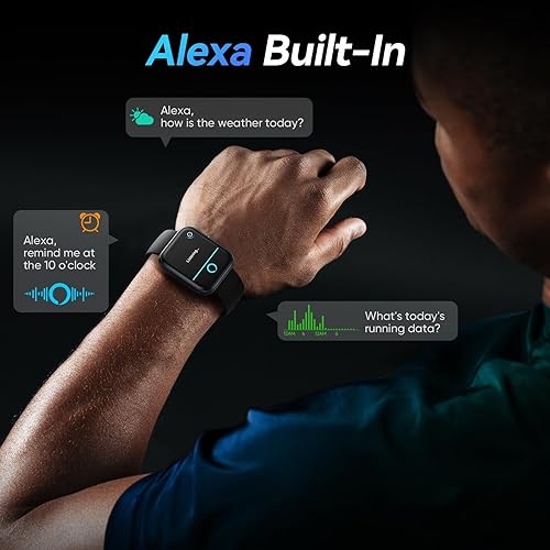 Miniatura 4 de Relojes inteligentes para hombre, Android y iPhone, 1.8 pulgadas, Alexa integrado, reloj de seguimiento de actividad física con llamadas Bluetooth,