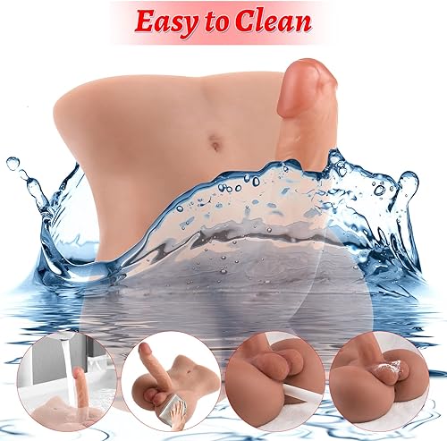 Miniatura 6 de Muñeca sexual masculina con consolador flexible Sexo realista Polla enorme, muñecas sexuales para hombres para mujeres, agujero anal apretado de 8