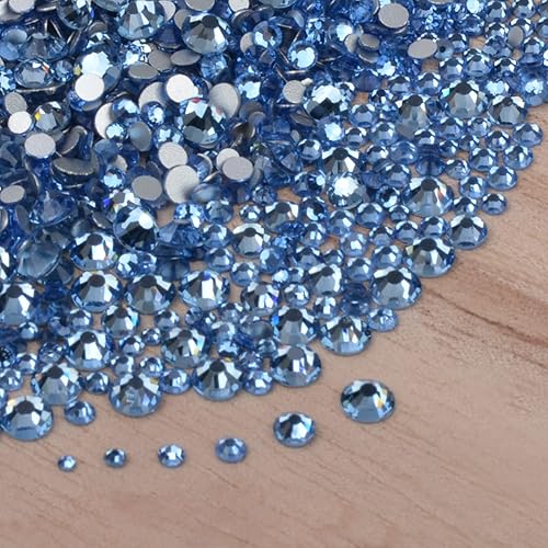 Miniatura 3 de 10000 diamantes de imitación redondos con parte trasera plana, 1 pinzas y 1 bolígrafo de recolección para arte de uñas, manualidades, ropa, bolsas