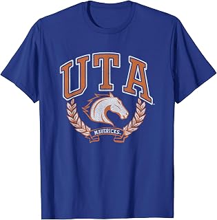 Elite Authentics Texas Arlington Mavericks Vintage Blue T-Shirt