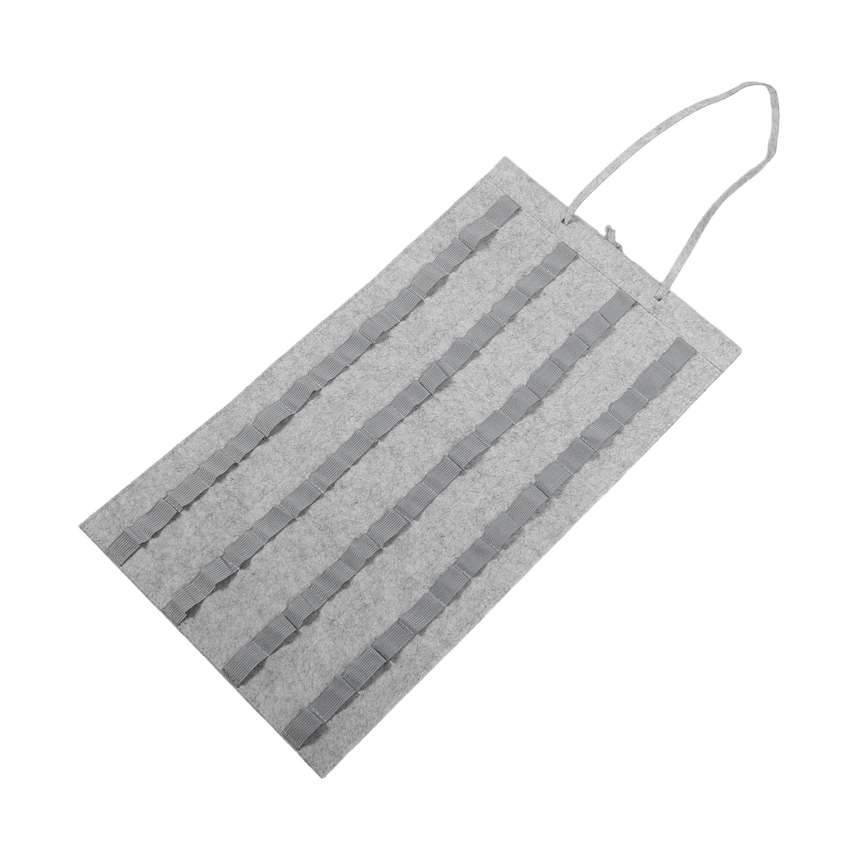 OFFSCH Drumstick Holder Display Wall-mounted Drum Stick Bag Elastic Loops Storage Bag for Drummers