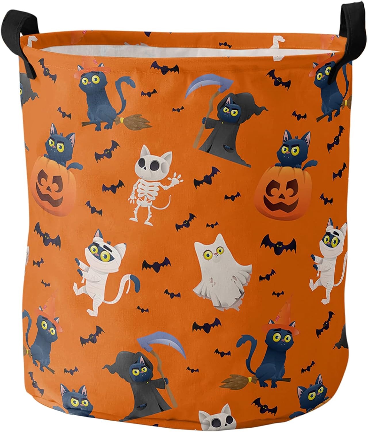 Halloween Süßigenschale Mit Bewegungsmelder - Leuchtende Skelett-Schüssel & Hexen-Halter