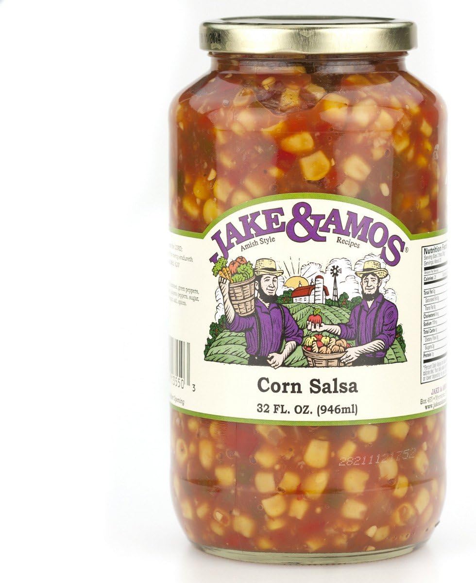 Jake & Amos Corn Salsa, 32 Oz. Jar