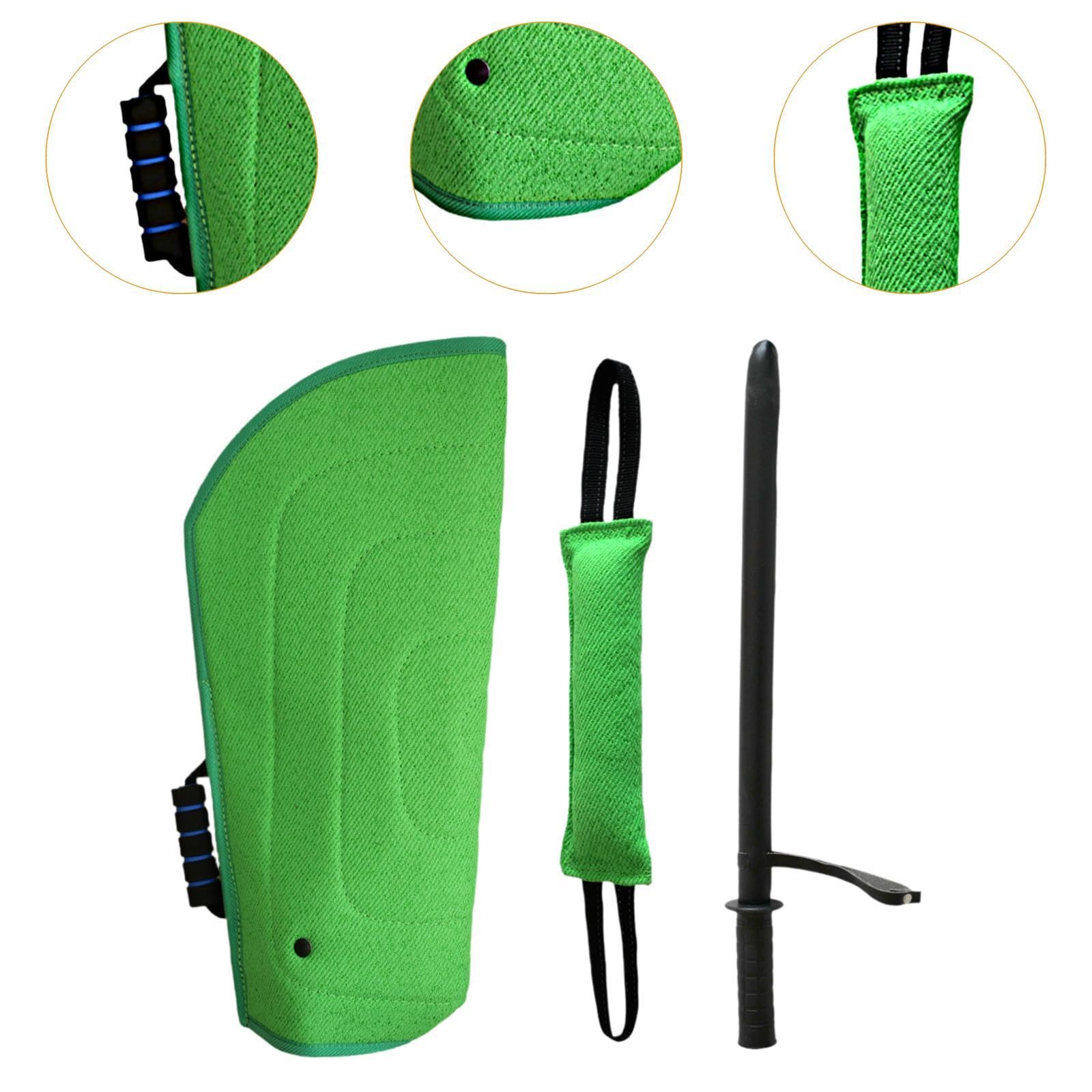 3X Set de Entrenamiento para Mordeduras de Perro: Almohada para Mordeduras con Funda, Juguete para Tirar de La Almohada, Protector de Brazo para Morde