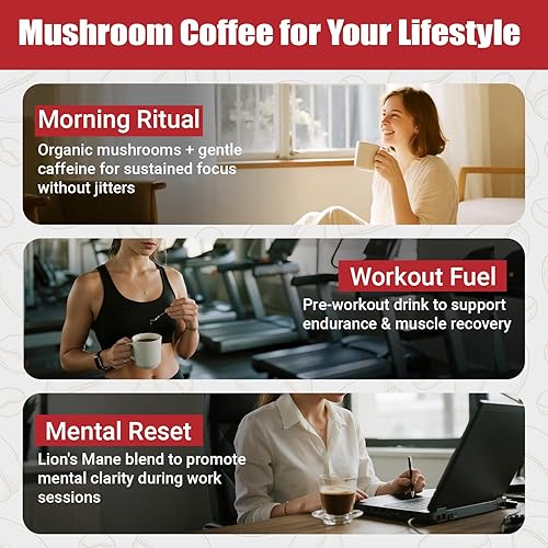 Miniatura 8 de Café de hongos, suplementos herbales de hongos