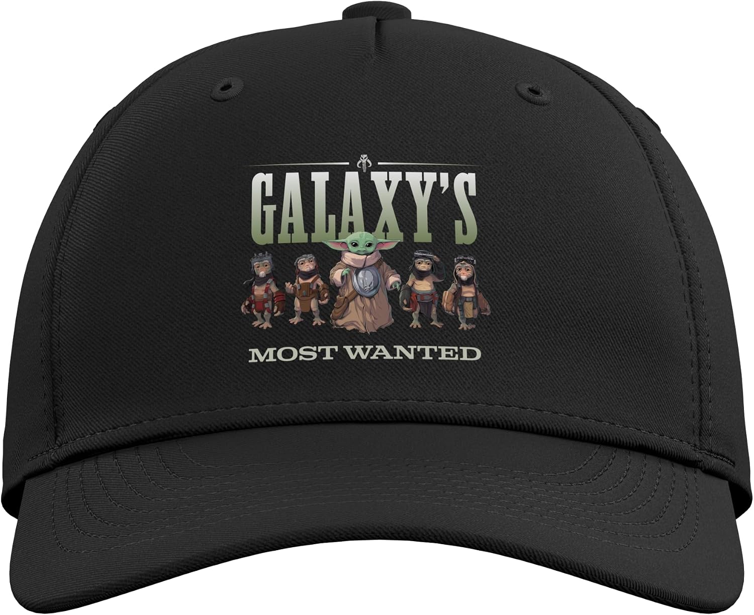 Star Wars: The Mandalorian and Grogu Anzellans Wanted Adjustable Baseball Hat image 2