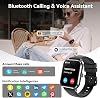 Smart Watch for Men Women, 1.83" HD Touch Screen Smartwatch with Bluetooth Call, IP68 Waterproof, 130+ Sport Modes Fitness Tracker Heart Rate Sleep Monitor Pedometer, Compatible with Android iPhone 7