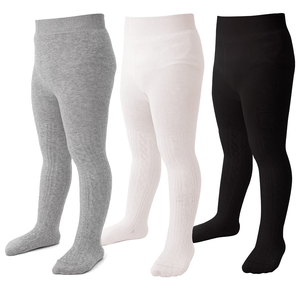 Baby Girls Tights Solid Cable Knit LeggingsWarm Stockings For Toddler