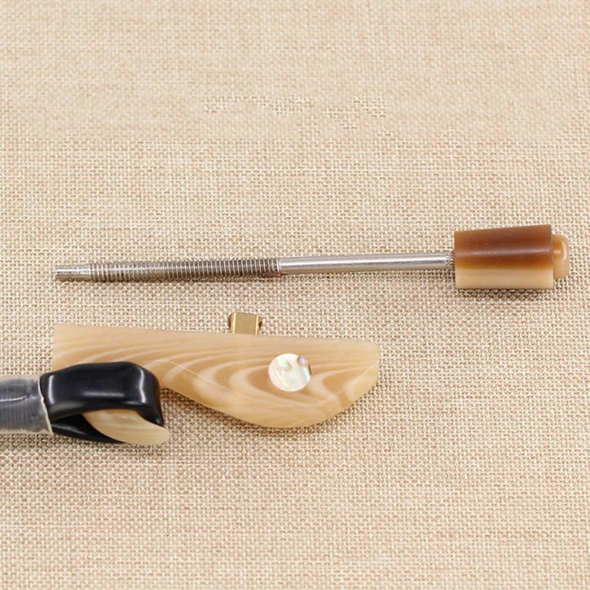 ibasenice 4 Pezzi Erhu Erhu Supporto Erhu Parti Professionale Erhu Accessori Arco Per Erhu Strumento Musicale Arco Erhu Arco Di Ricambio Erhu Kit Di Riparazione Asiatico Insturment