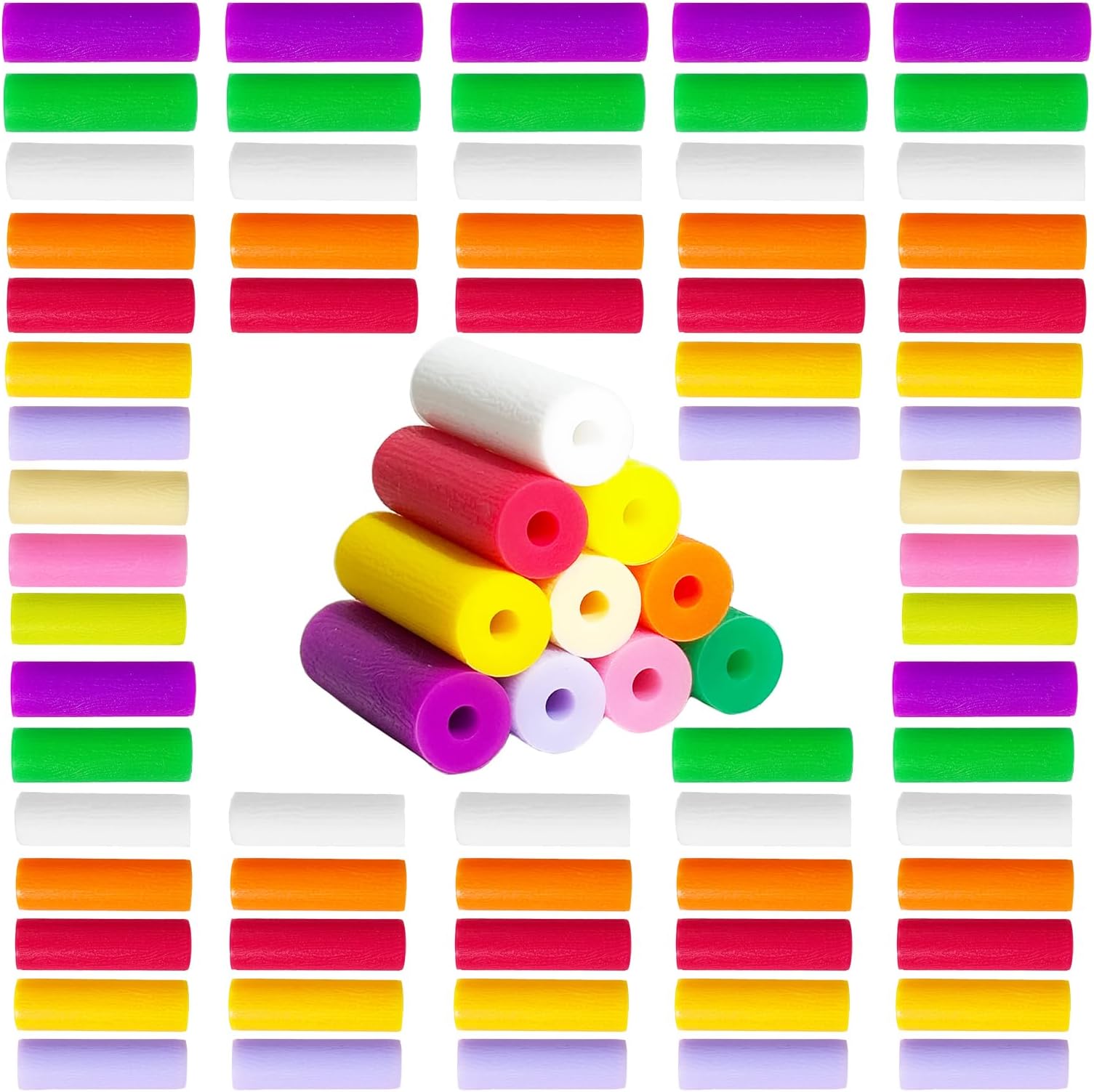 120PCS Aligner Chew,10 Mix Colors Chew for Invisalign Aligners,Orthodontic Silicone Chompers Aligner Trays Seaters