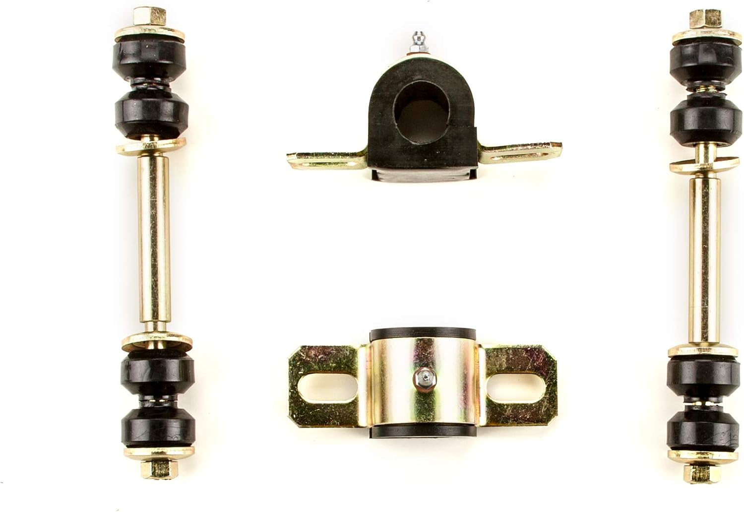 Black Polyurethane Sway Bar Links Bushings Set Compatible with Oldsmobile 442/Cutlass OEM Spec Replacements (4 Piece Kit)