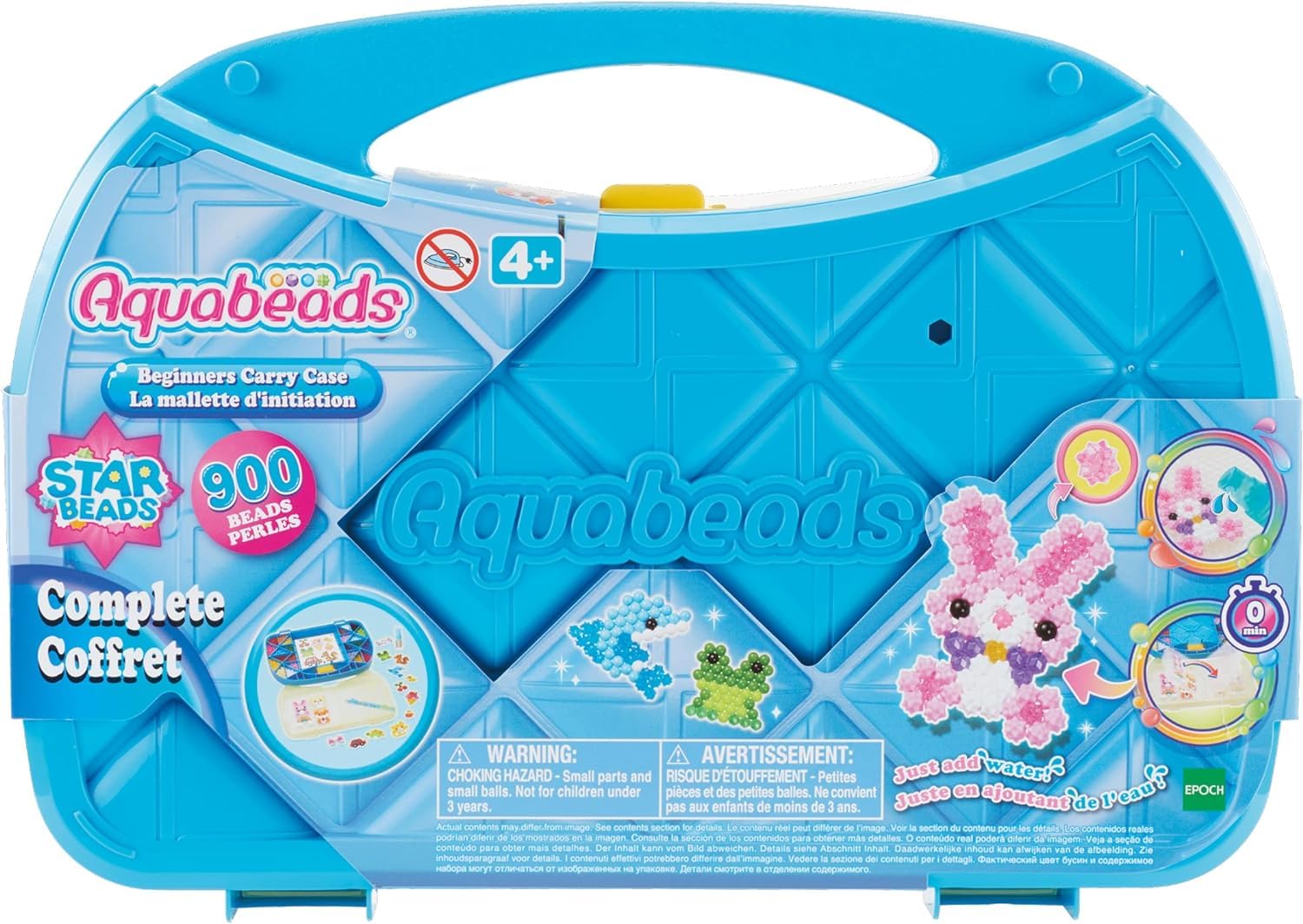 Aquabeads 31912 Starter Set im Koffer, Multi Color & 31517 Perlen, Multi Color