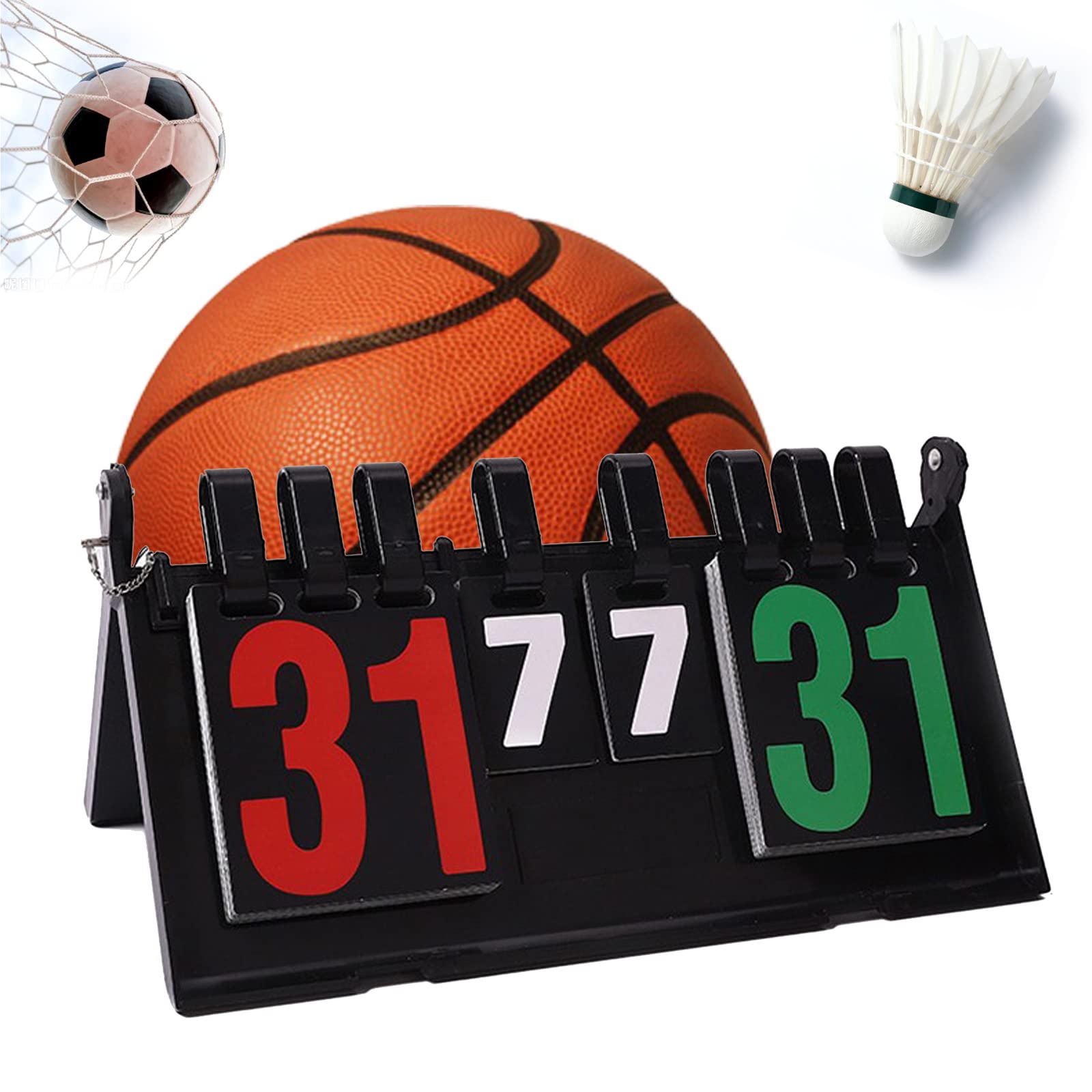Marcador Portátil Abatible: Tablero De Puntuación Para Béisbol, Fútbol, Ping Pong, Fútbol