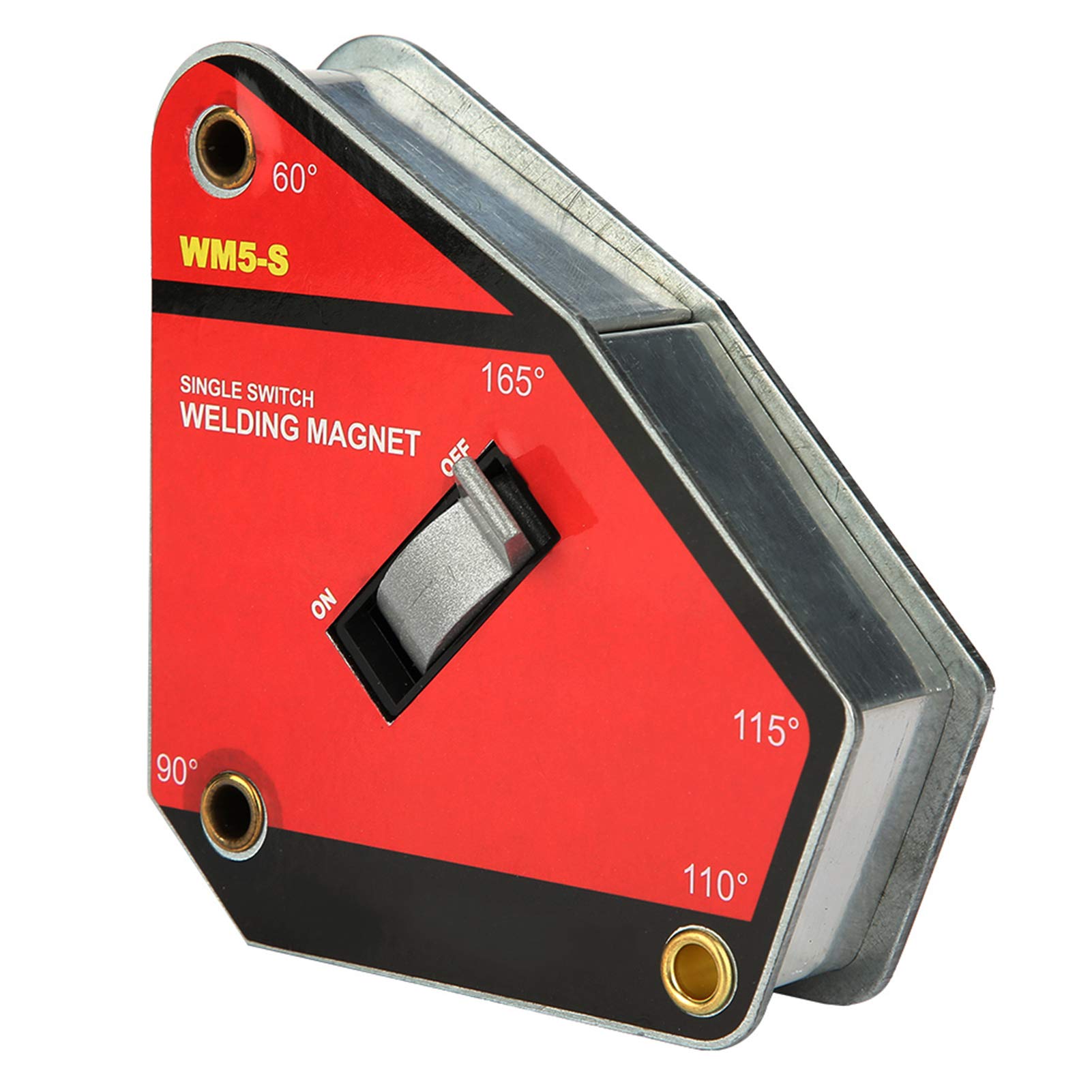 Uchwyt magnesu spawalniczego strzałkowego, mały rozmiar Silny magnes NdFeB Pojedynczy włącznik/wyłącznik Przemysłowy uchwyt magnesu spawalniczego Zacisk magnetyczny do WM5-S