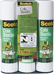 Cola Em Bastao Scotch 20G Pacote Com 06-19109