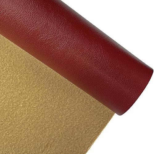 Miniatura 9 de Tela de piel sintética de 1 yarda, 54 x 36 pulgadas, material suave de color sólido, 0.035 in de grosor, perfecto para fundas de tapicería, bolsos,