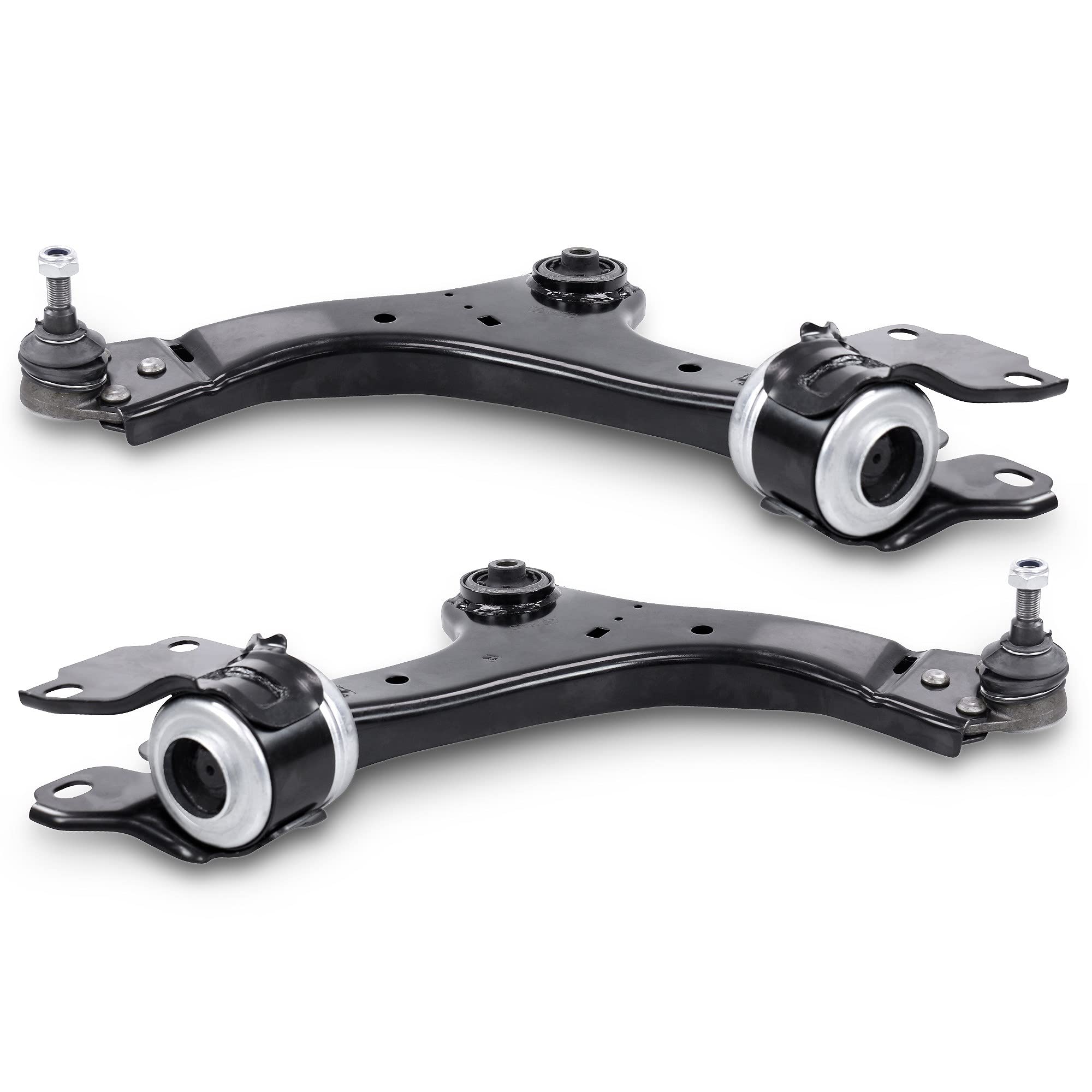 ATEC Germany 2x Brazo de control del eje delantero inferior izquierdo y derecho compatible compatible con FORD GALAXY II,MONDEO Mk4,S-MAX (WA6),VOLVO S60 II (134),S80 II (124),V60 I (155,157),V70 III