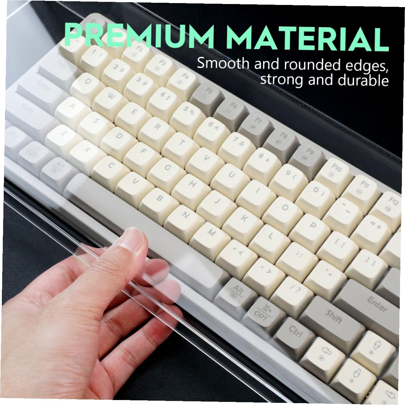 Acrylic Keyboard Cover Waterproof Transparent Mechanical Keyboard Protector Accessories
